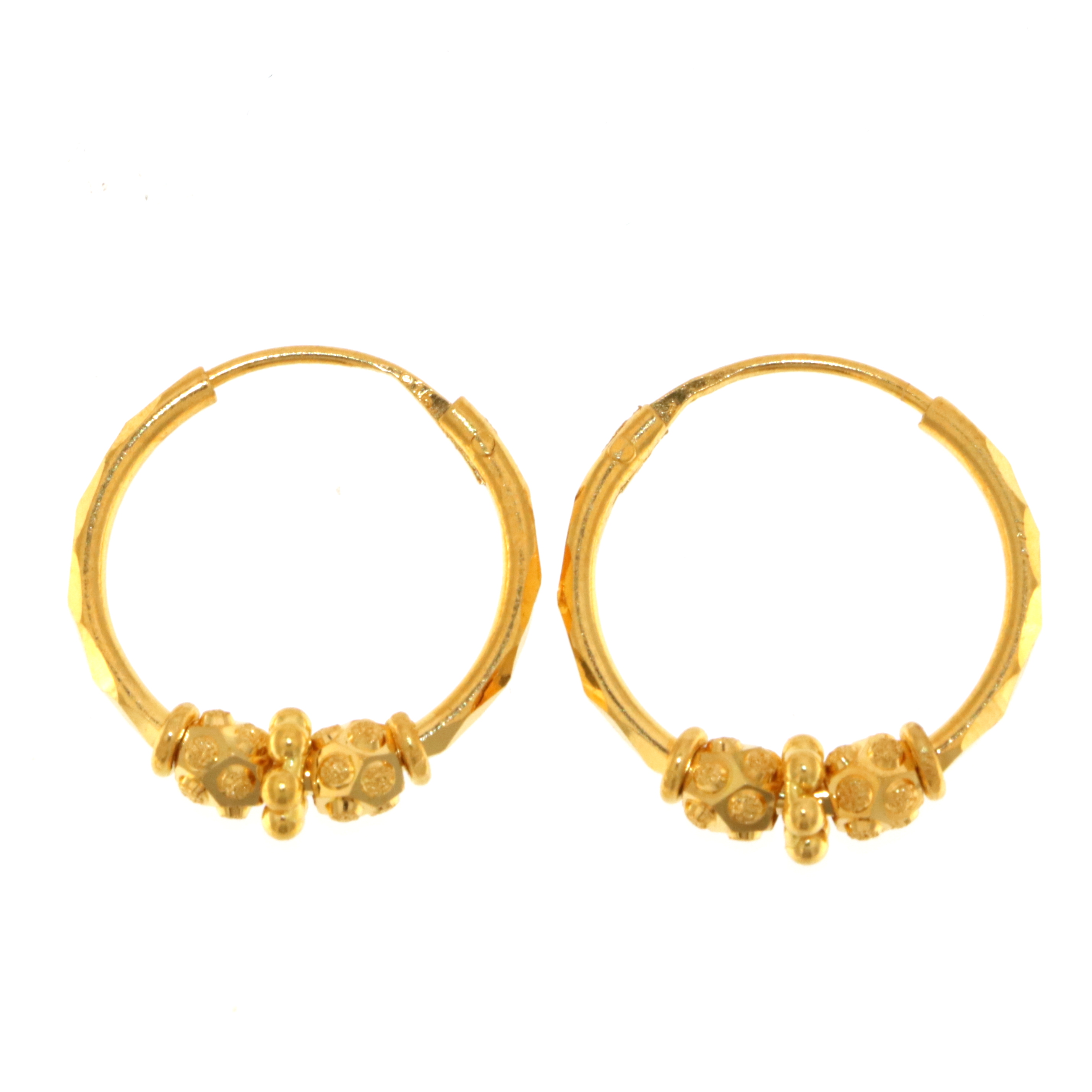 22ct Gold Hoop Earrings