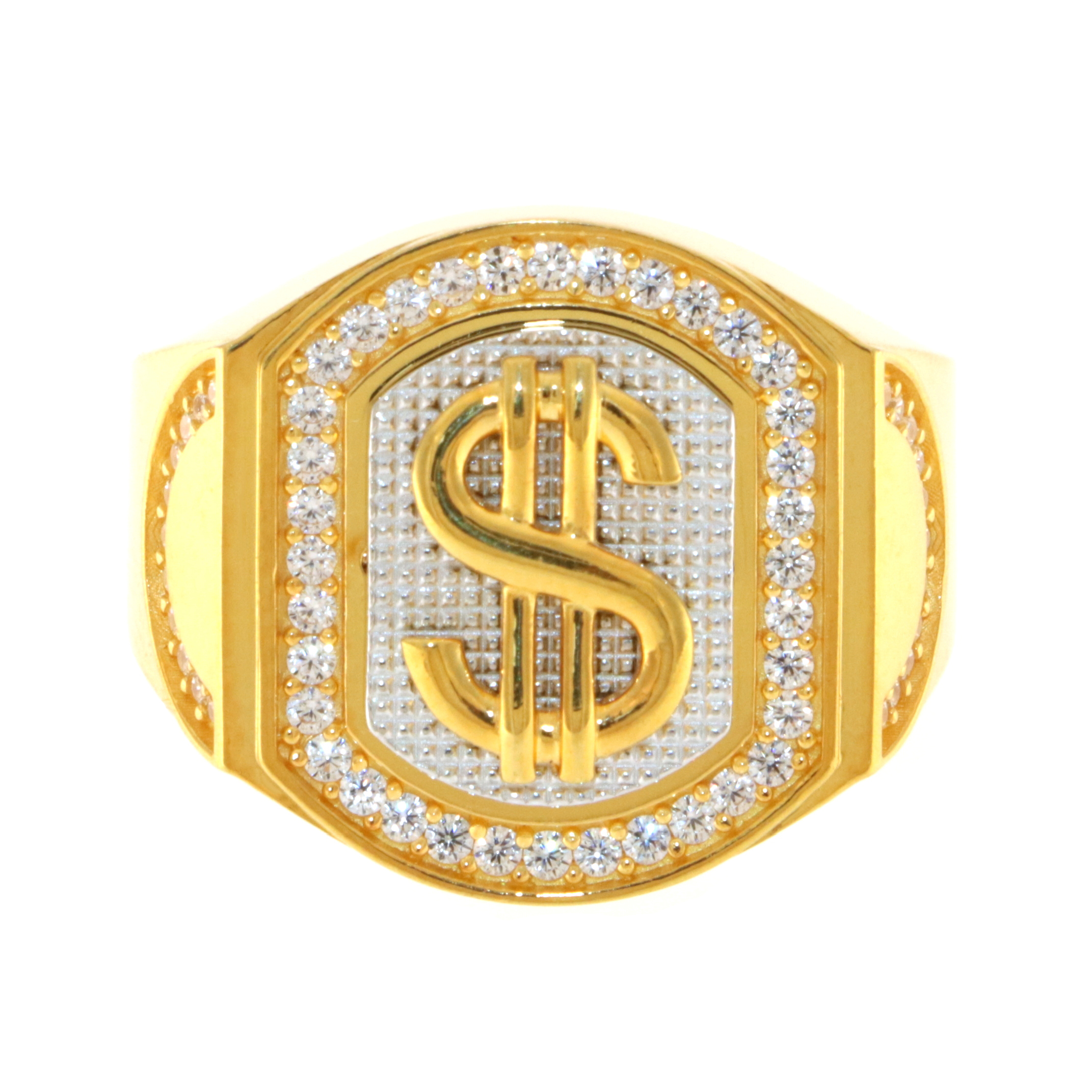 22ct Gold Dollar Ring