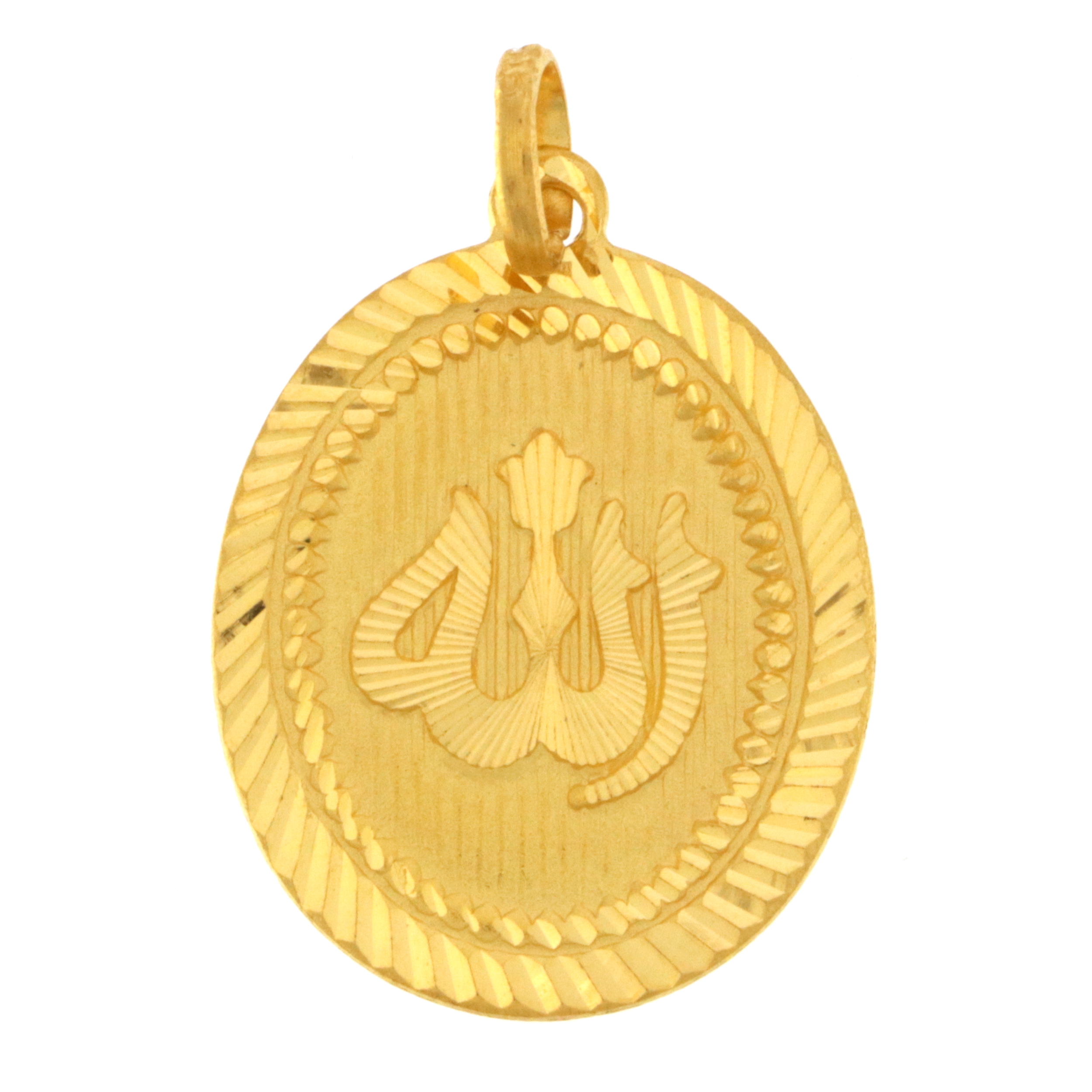 22carat Gold 'Allah' Pendant