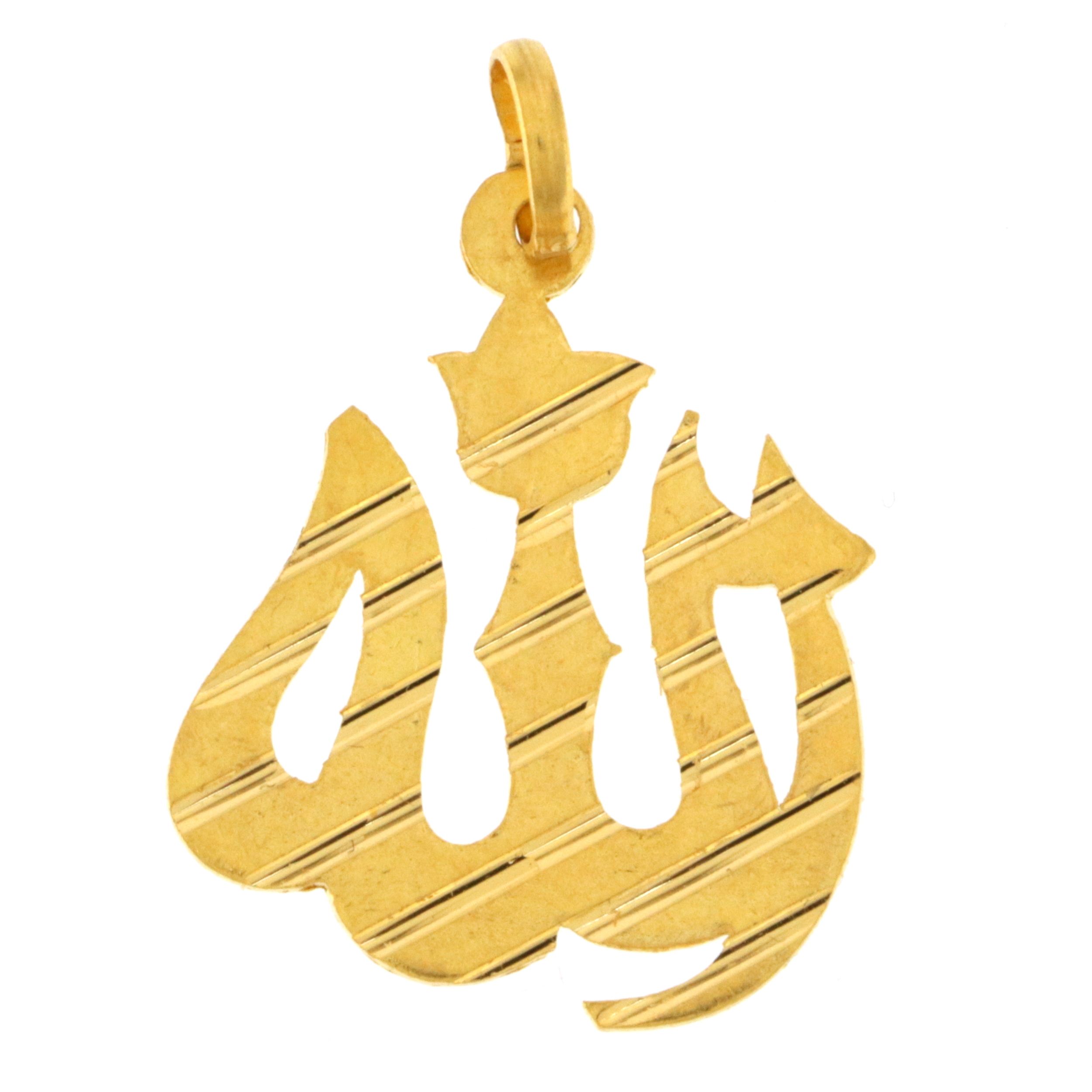 22ct Gold Allah Pendant