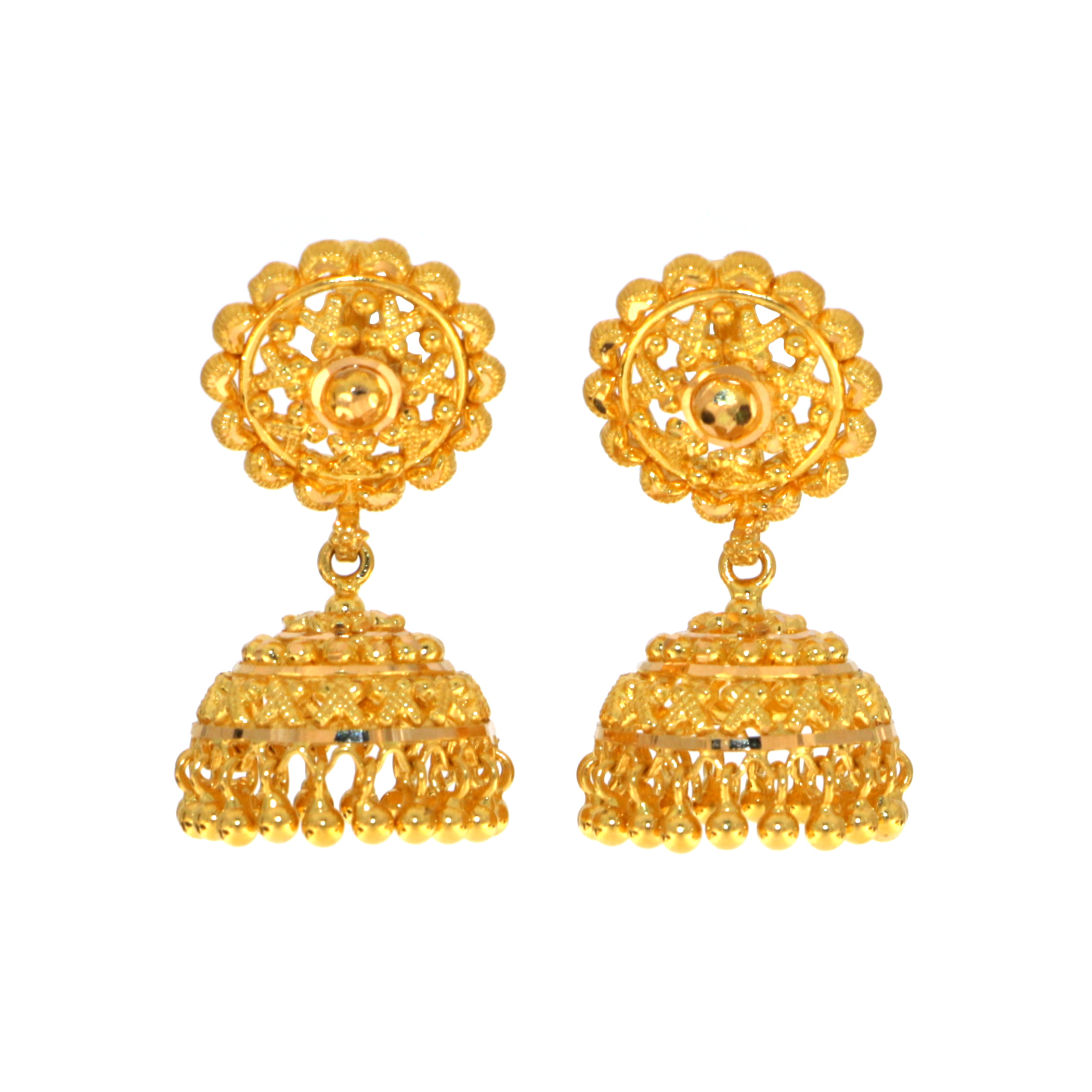 22ct Gold Jhumkay Earrings