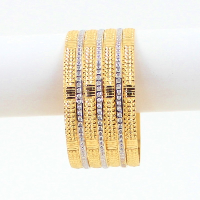 22ct Real Gold Asian/Indian/Pakistani Style Bangles-FUSE COLLECTION