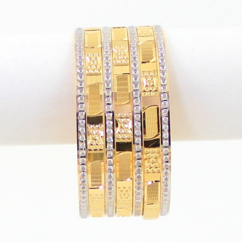 22ct Real Gold Asian/Indian/Pakistani Style Bangles-FUSE COLLECTION