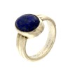 925 Sterling Silver Lapis Gent's Ring