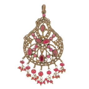 925 Sterling Silver Ruby Royale Pendant