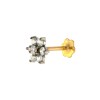 18ct Gold Diamond Flower Nose Pin