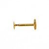 18ct Indian-Asian Gold Nose Pin with Screw Back