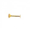 18ct Indian-Asian Gold Nose Pin with Screw Back (Single)
