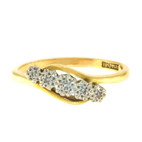 Two Colour Diamond Ring (Pre-Owned)
