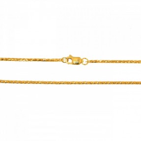 22ct Real Gold Asian/Indian/Pakistani Style Spiga Chain