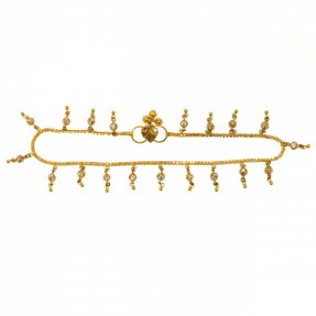 22ct Real Gold Asian/Indian/Pakistani Style Anklet (Single)