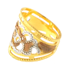 22ct Three Colour Gold Ladies Ring