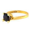 22ct Gold Hearts Sapphire Ring