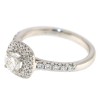 Platinum Halo Diamond Ring