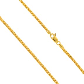22ct Gold Spiga Chain
