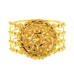 22ct Gold Spiral Filigree Ring