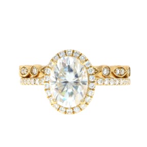 English Diamond Wedding Ring Set (Pre-Owned)