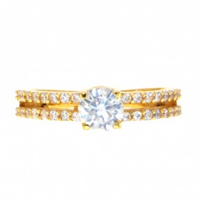 Asian Solitaire Ring (Pre-Owned)
