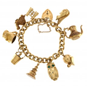 English Charms Bracelet (Pre-Owned)