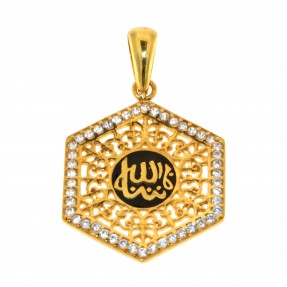 22ct Gold 'Mashallah' Pendant
