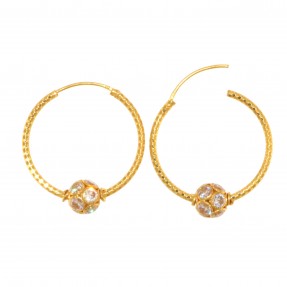 22carat Gold Hoop Earrings