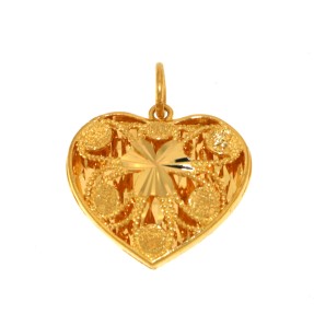 22carat Gold Heart Pendant