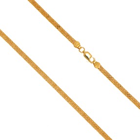 22ct Gold Double Mesh Chain