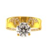 22ct Gold Solitaire Ring | Size R