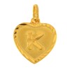 22ct Gold Heart 'K' Pendant | 1.13g | Pendants | Jewellery | A1 Jewellers