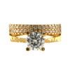 22ct Gold Solitaire Ring | Size M