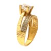 22ct Gold Solitaire Ring | Size M