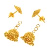 22ct Gold Filigree Jhumkay 2 in 1 Earrings | 10.7g