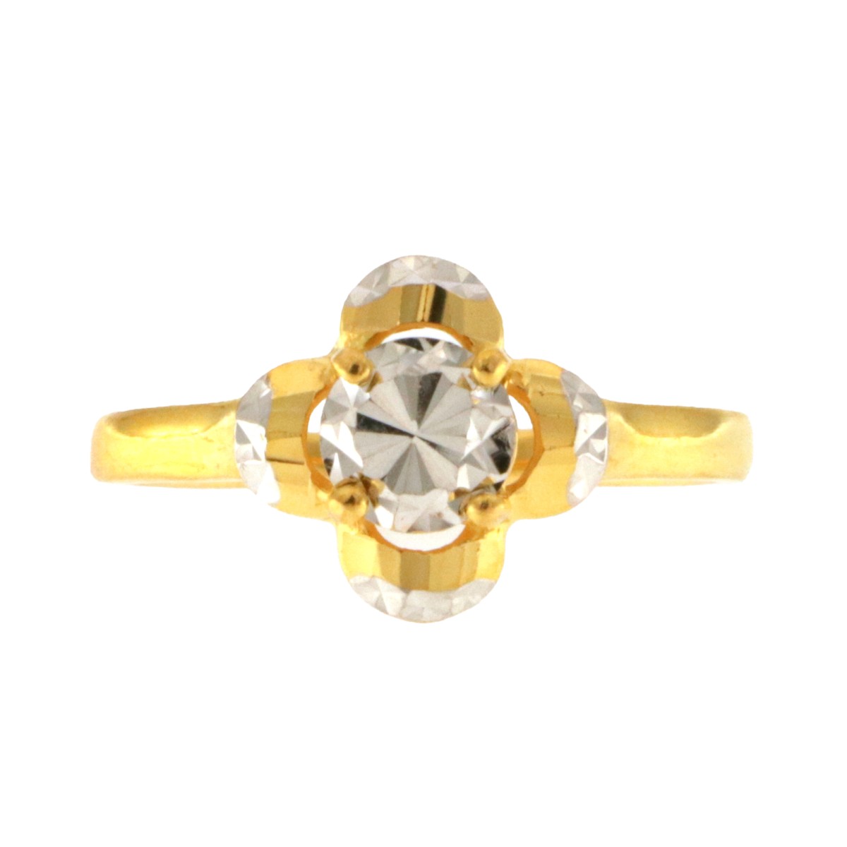22ct Two Colour Gold Ring | 3.1g