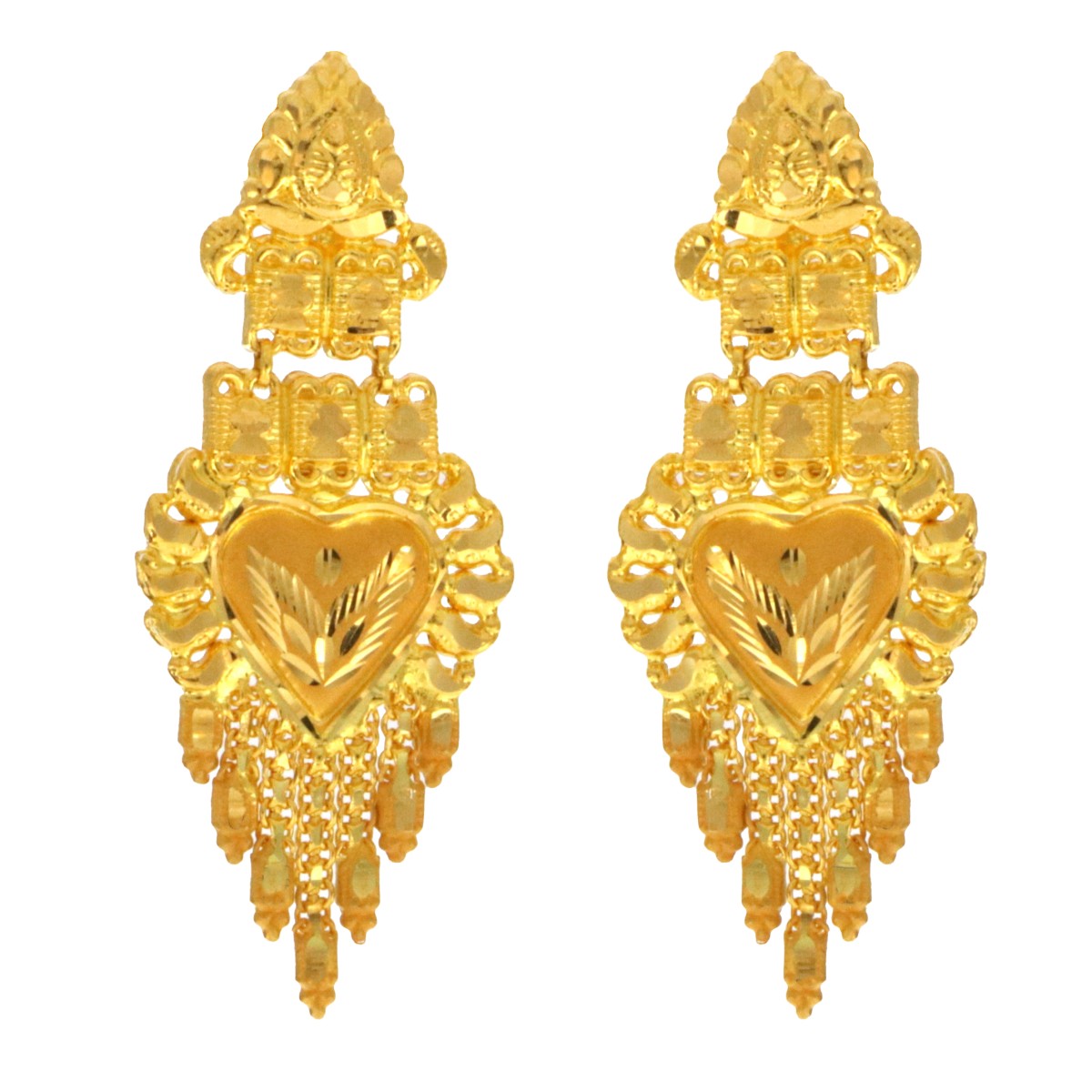 22ct Gold Earrings | Width 19.60mm