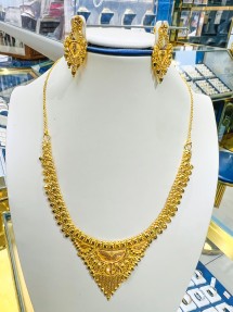 22ct Gold Necklace Set | 16 Inches