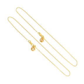 22ct Gold Anklet (Pair)