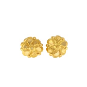 22ct Gold Stud Earrings | 8.10mm