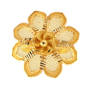 22ct Gold Flower Ring | Size N1/2
