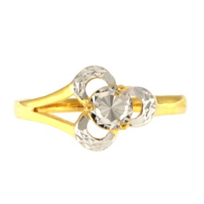 22ct Two Colour Gold Ring | 3.62g