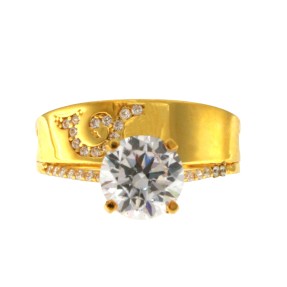22ct Gold Solitaire Ring | 4.38g
