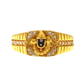 22ct Gold Balaji Ring | Size T 1/2