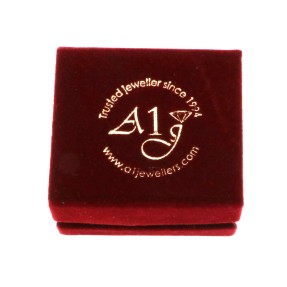 A1J Velvet Pendant/Stud Earrings Box
