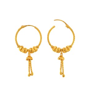 22ct Gold Hoop Earrings | 4.88g