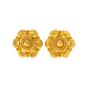 22ct Gold Stud Earrings | 1.4g