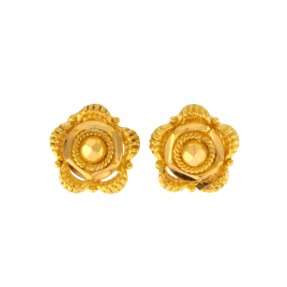 22ct Gold Stud Earrings | 1.23g