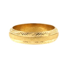 22ct Gold Wedding Band | Size R1/2