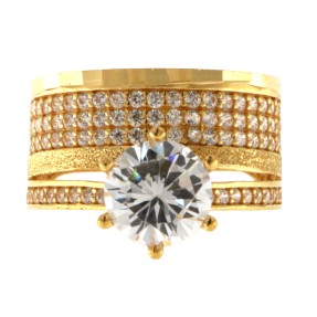22ct Gold Solitaire Ring | 6.08g