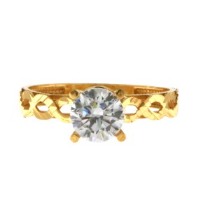 22ct Gold Solitaire Ring | 2.63g