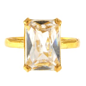 22ct Gold Topaz Ring | Size P