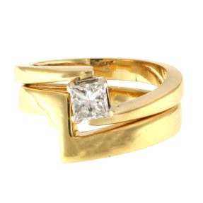 Diamond Wedding Ring Set (Pre-Owned)